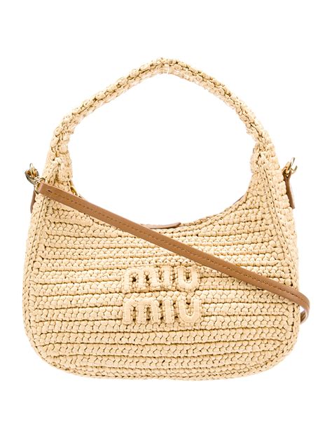 miu miu straw bag